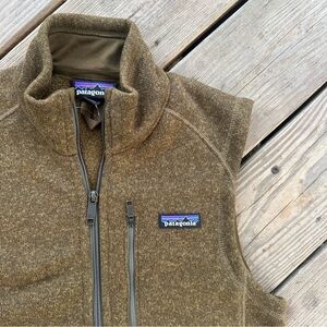 Patagonia Better Sweater Fleece Vest XS Men Brown Sediment